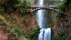 Landscapes nature Mountains waterfalls