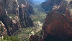 Landscapes nature Mountains Zion National Park valleys