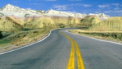 Landscapes nature national park badlands South Dakota