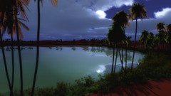 Landscapes nature night lakes