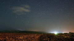 Landscapes nature night Stars skylines