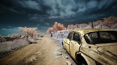 Landscapes nature old roads