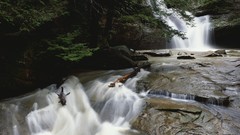 Landscapes nature panorama waterfalls multiscreen