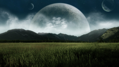 Landscapes nature planets fields