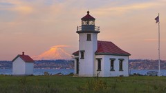 Landscapes nature point Washington Mount Rainier