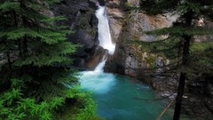 Landscapes nature ponds waterfalls