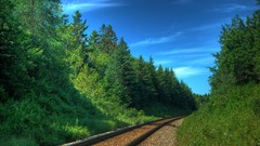 Landscapes nature railroads