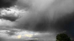 Landscapes nature rain storm
