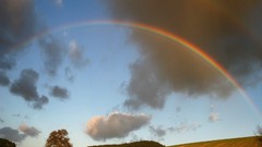 Landscapes nature rainbows