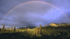Landscapes nature rainbows