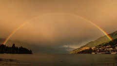 Landscapes nature rainbows