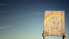 Landscapes nature rainbows skyscapes