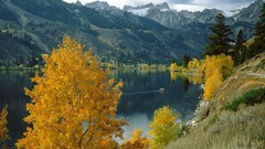 Landscapes nature Range lakes twin