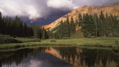 Landscapes nature red Colorado forests National