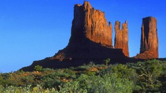 Landscapes nature red rocks Monument Valley