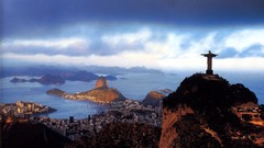 Landscapes nature Rio de Janeiro Brazil travel christ the 