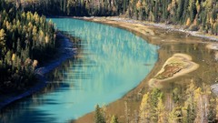 Landscapes nature rivers forests turquoise waters