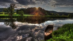 Landscapes nature riverside