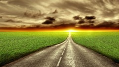 Landscapes nature roads