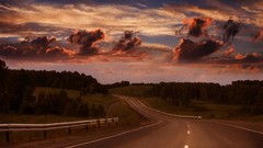 Landscapes nature roads