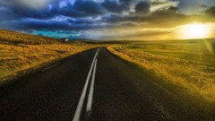 Landscapes nature roads