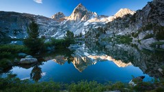 Landscapes nature rocks lakes