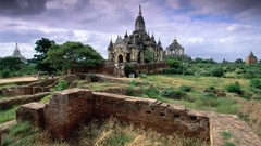 Landscapes nature ruins architecture