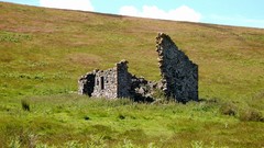 Landscapes nature Scotland ruins architecture fields HDR 