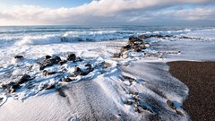 Landscapes nature Sea Beaches