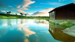 Landscapes nature sky azure