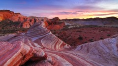 Landscapes nature sky red rocks deserts