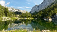 Landscapes nature Slovenia lakes national park Triglav National 