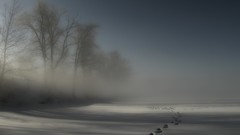 Landscapes nature snow forests