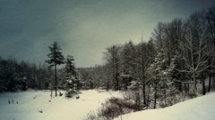 Landscapes nature snow Mountains