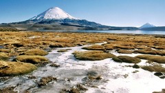 Landscapes nature snow Mountains