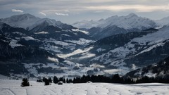 Landscapes nature snow Mountains