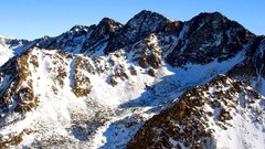Landscapes nature snow Mountains andorra