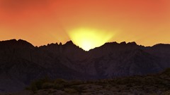 Landscapes nature snow Mountains California sunlight