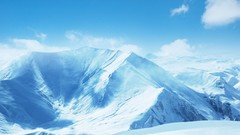 Landscapes nature snow Mountains clouds skyscapes