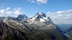 Landscapes nature snow Mountains clouds skyscapes