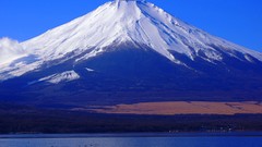 Landscapes nature snow Mountains mount fuji