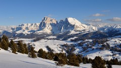Landscapes nature snow Mountains panorama Alps Italy italia 