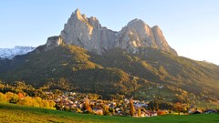 Landscapes nature snow Mountains panorama Alps Italy italia 