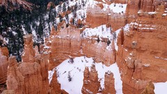 Landscapes nature snow Utah national park bryce canyon