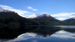 Landscapes nature snow water Mountains