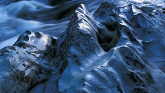 Landscapes nature snow water Mountains cold ice rocks mount 