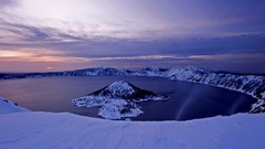 Landscapes nature snow water Mountains Islands outdoors