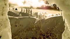 Landscapes nature snow winter