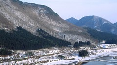 Landscapes nature snow winter