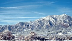 Landscapes nature snow winter
